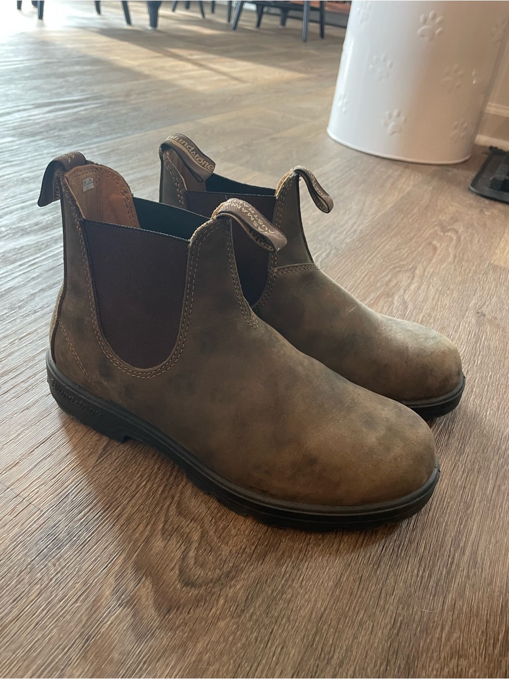 Blundstone Men’s Olive/Brown Chukka Work Boots